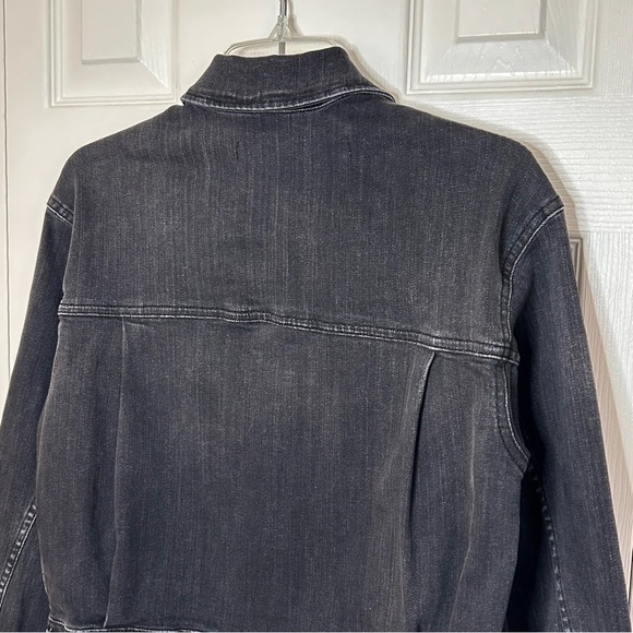 Karl Lagerfeld Black Denim Jacket XS - Picture 8 of 13